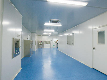 制药厂净化车间走廊